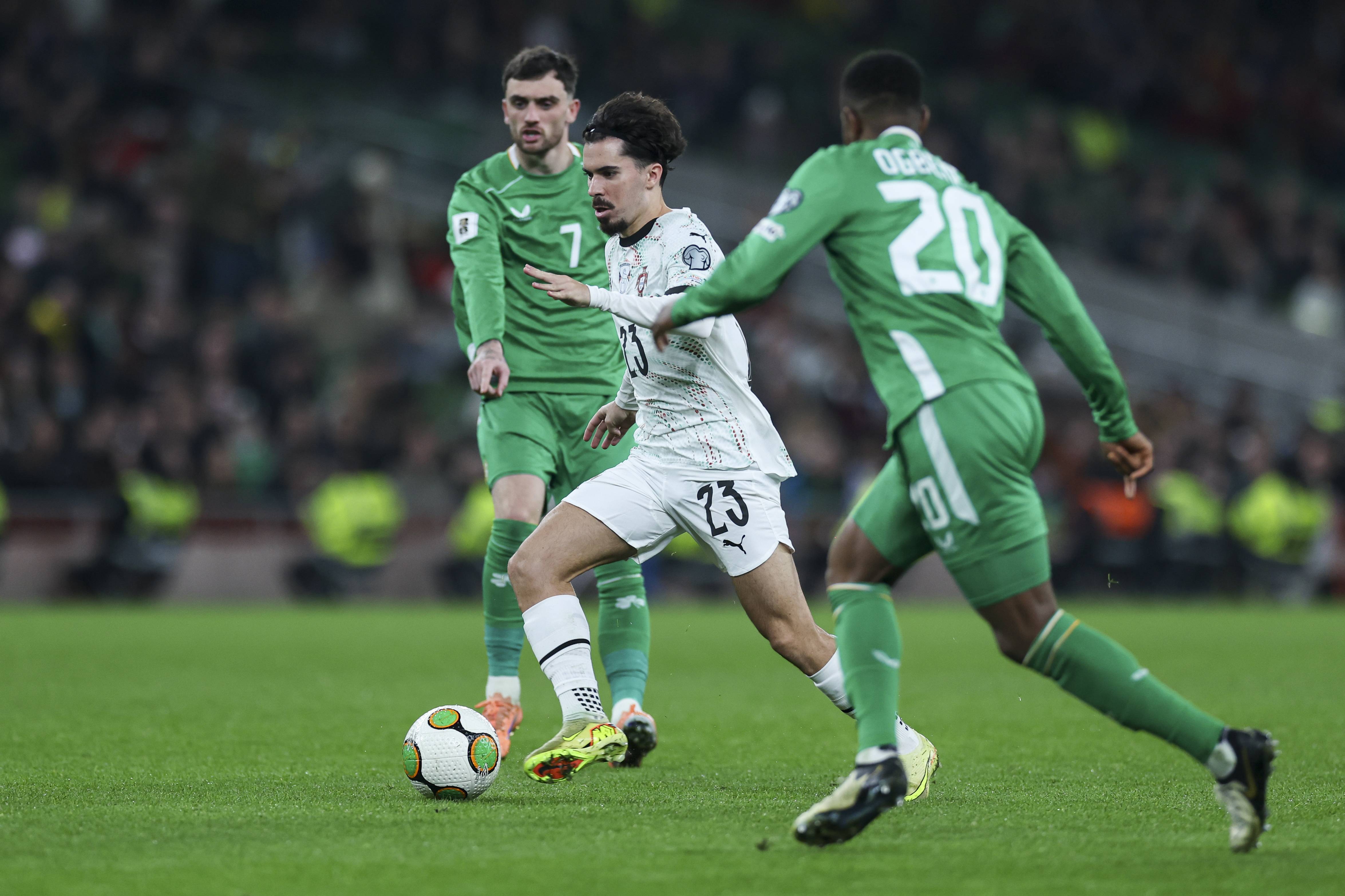 （外代二线）足球——世界杯预选赛：爱尔兰胜葡萄牙