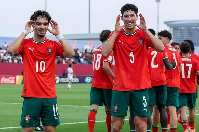 2-0，葡萄牙完胜劲旅，晋级U17世界杯半决赛，米德、内托各入一球